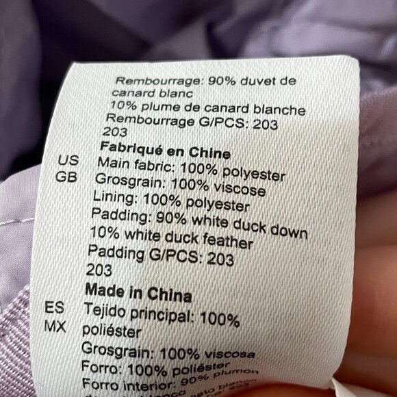 Last Chance! New Sandro Rayja Belted Quilted Jacket Lavender 36, S $520 - Picture 7 of 8
